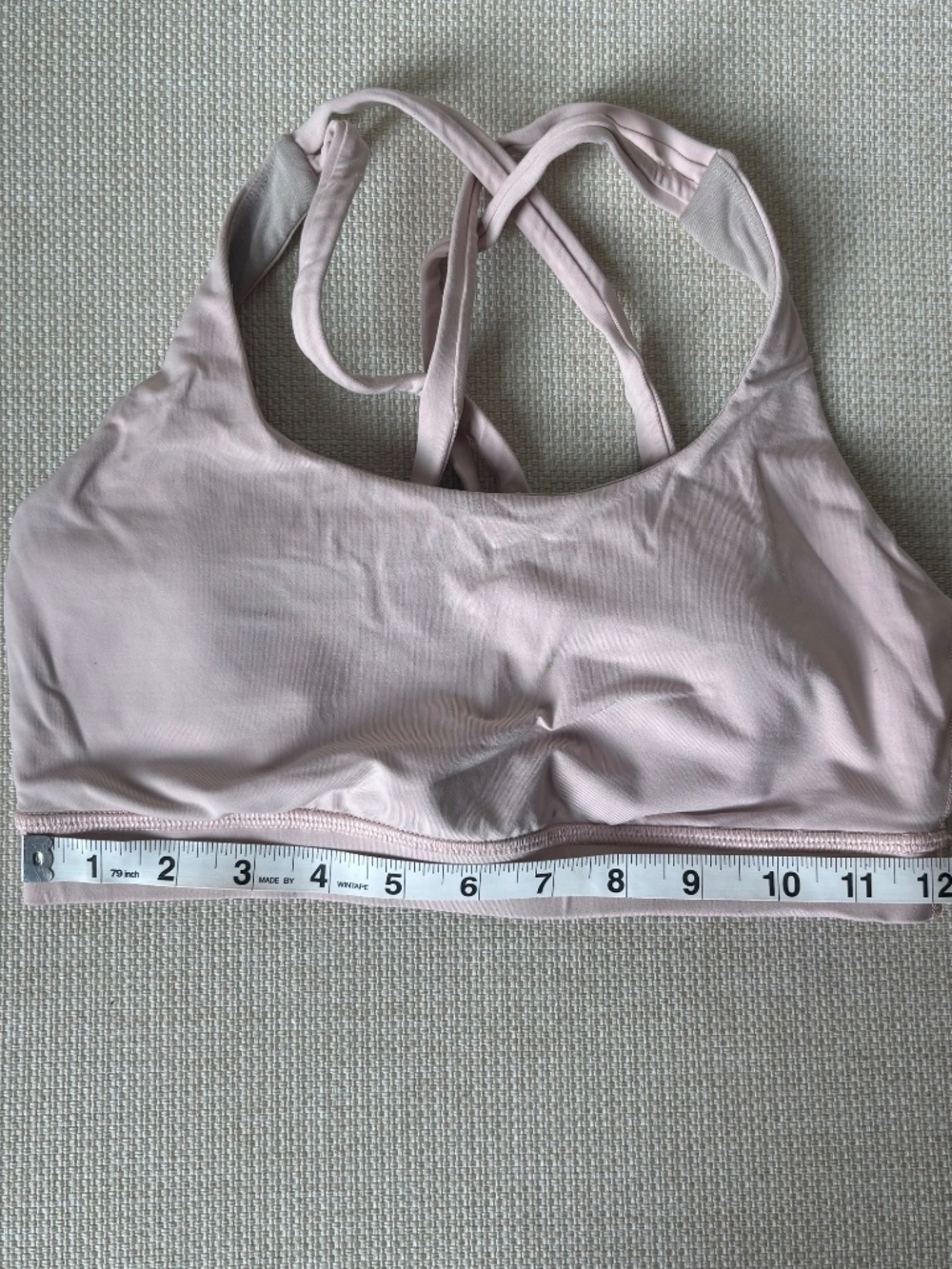 Classic Lululemon Energy Bra 6 Light Pink Run Lift Climb Yoga Pilates - Picture 9 of 10